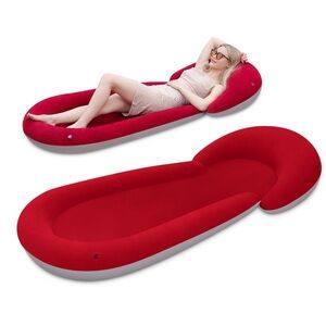 Rousky Red Inflatable Beach Mat